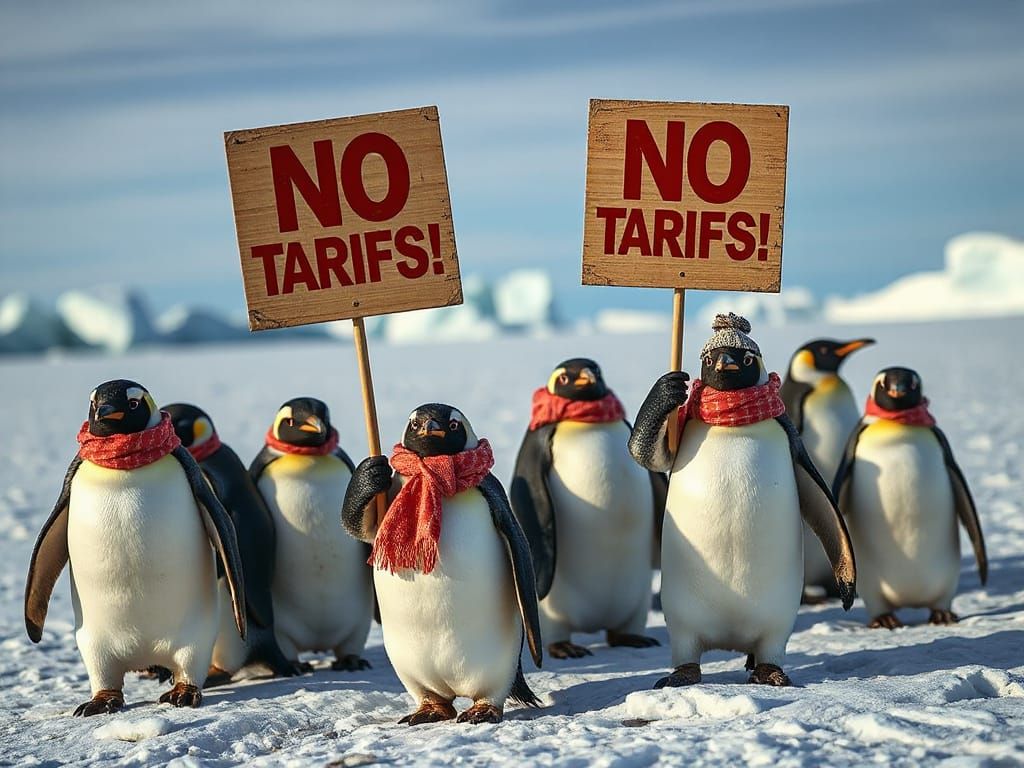 No tariffs on penguins!