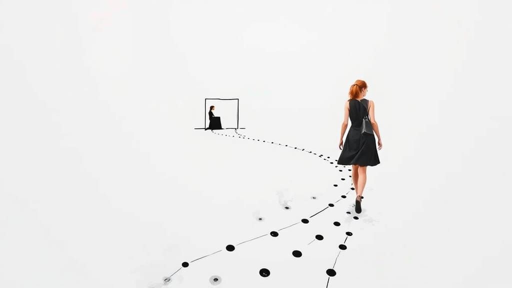 Geometric Memories on a White Canvas