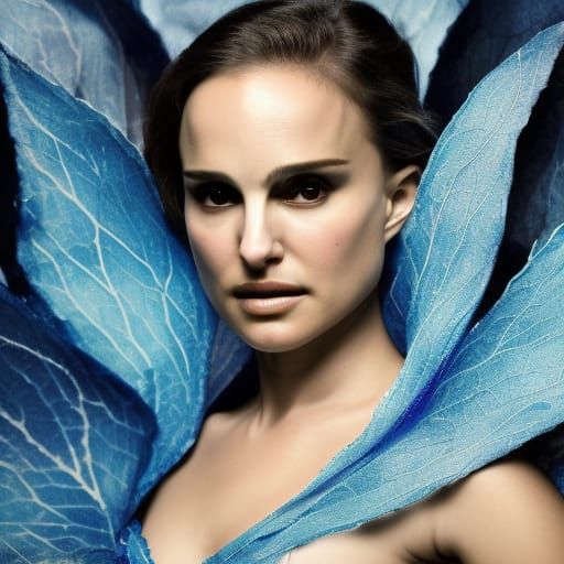 Natalie Portman as a Blue Pixie in HDR