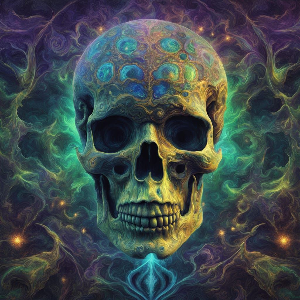 Cosmic Nebula Intracranial Hemorrhage as Astral Illustration