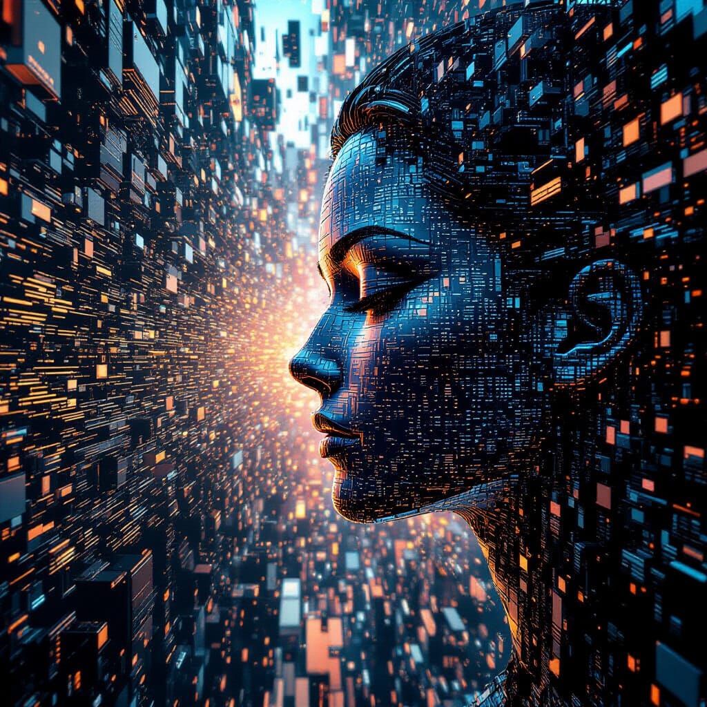 Abstract Beauty in Digital Code