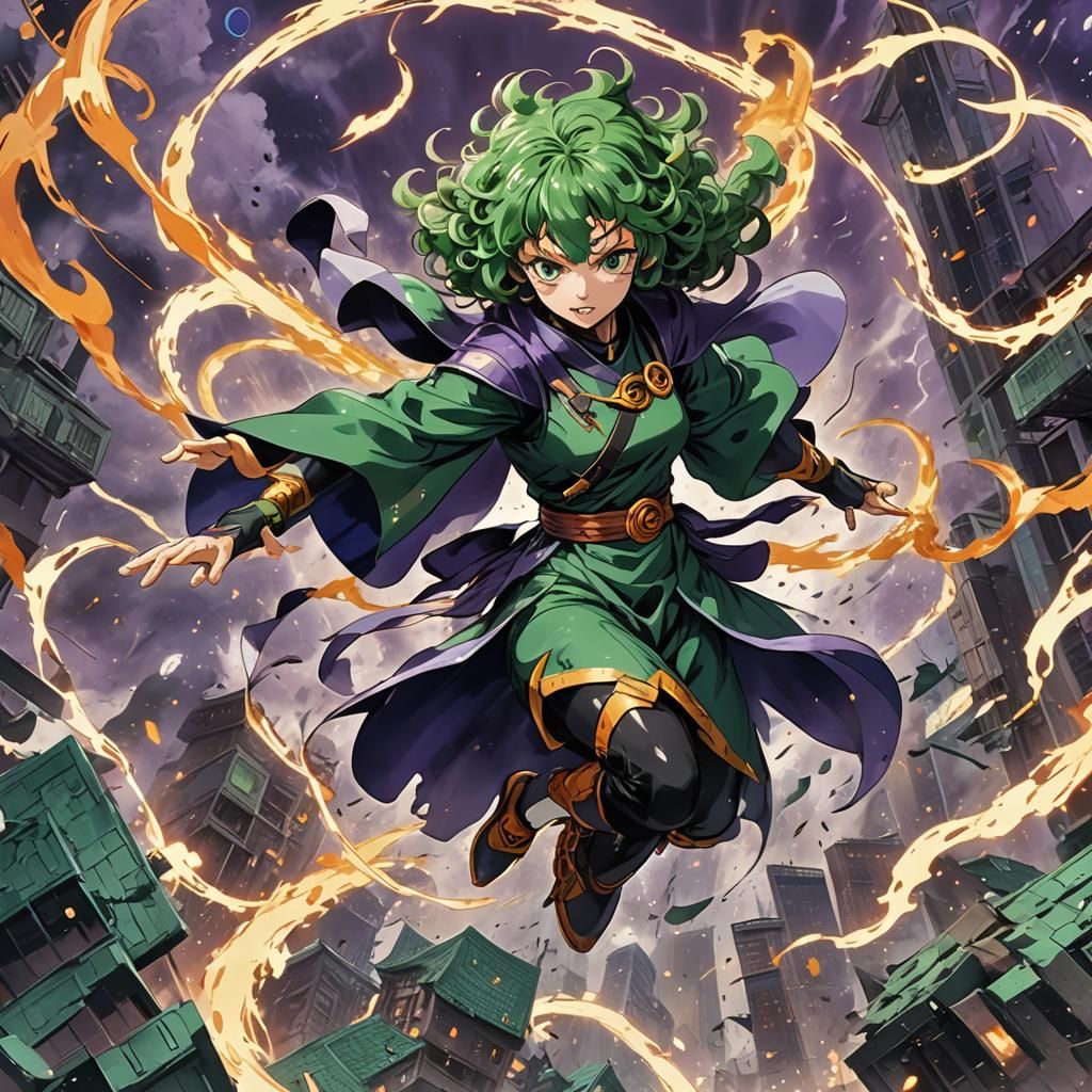 Esper Descends on Mystical Realm in Science Fiction Style