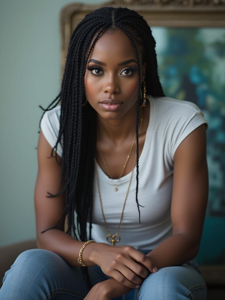 Kelly Rowland as a Beautiful Goddess in Vogue Style