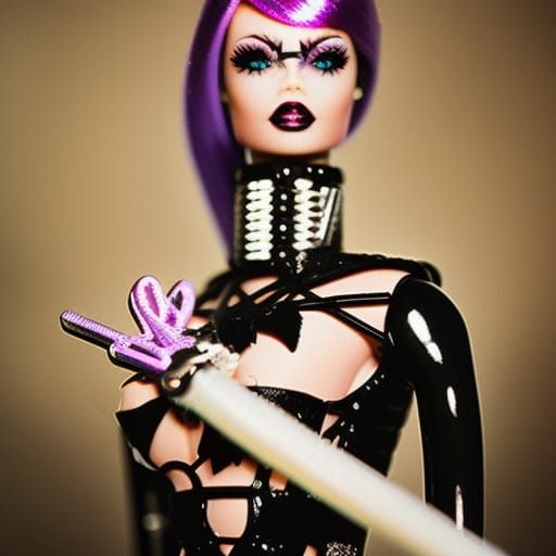 Metal Goth Punk Barbie Doll