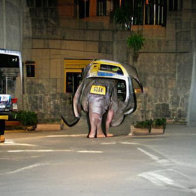 Human-Elephant Hybrid and Taxi