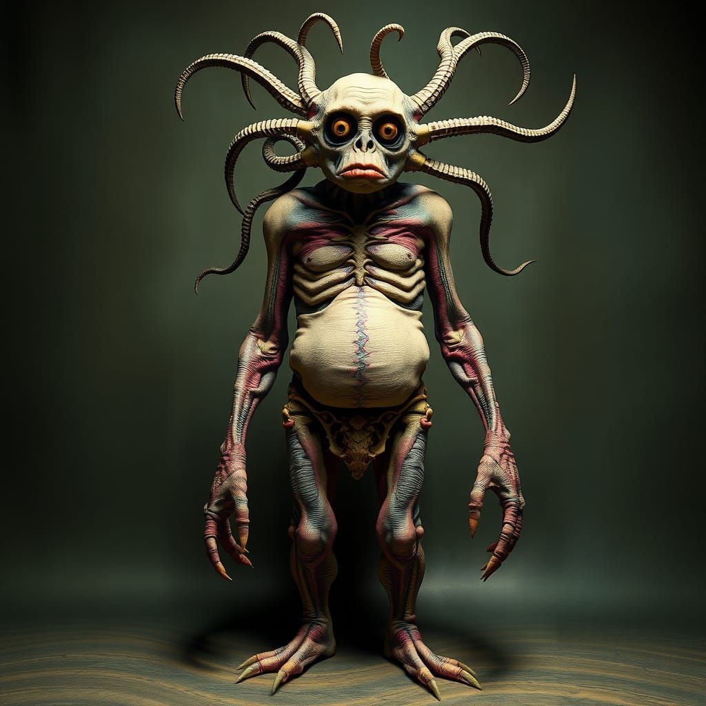 Grotesque Freaks and Oddities in Mad Magazine Style