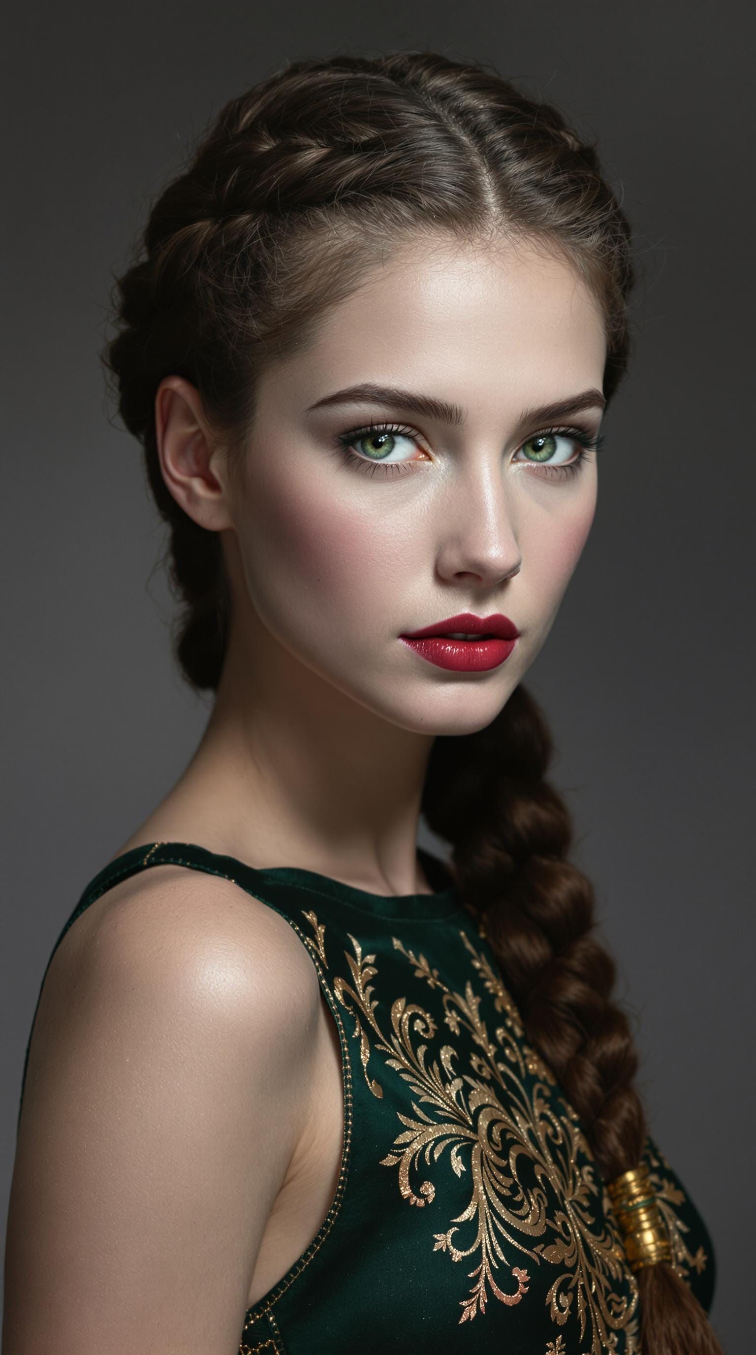 Vibrant Realism Portrait in Hyper-Rich Details