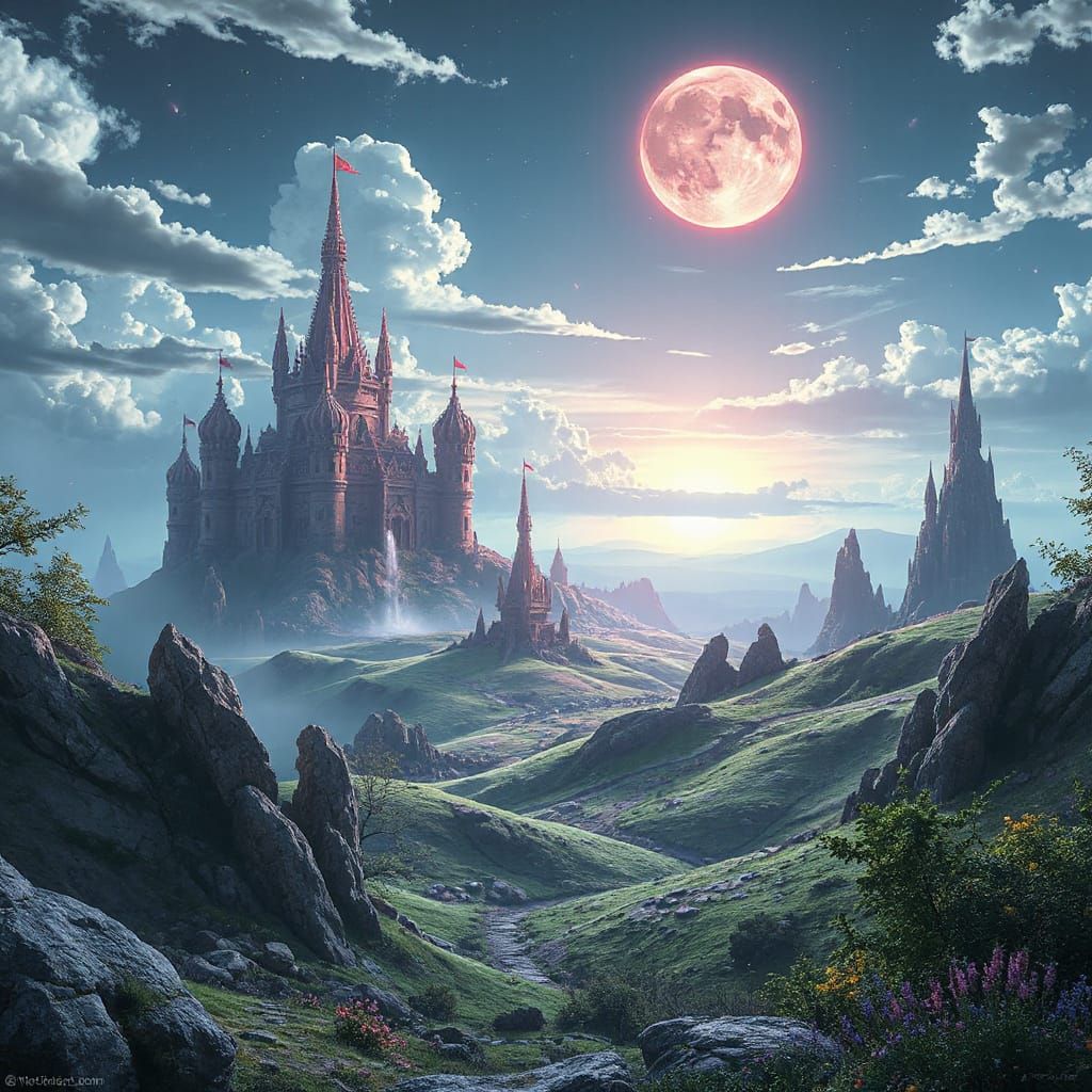 Dreamlike Kingdom Inspired by Digital Artists