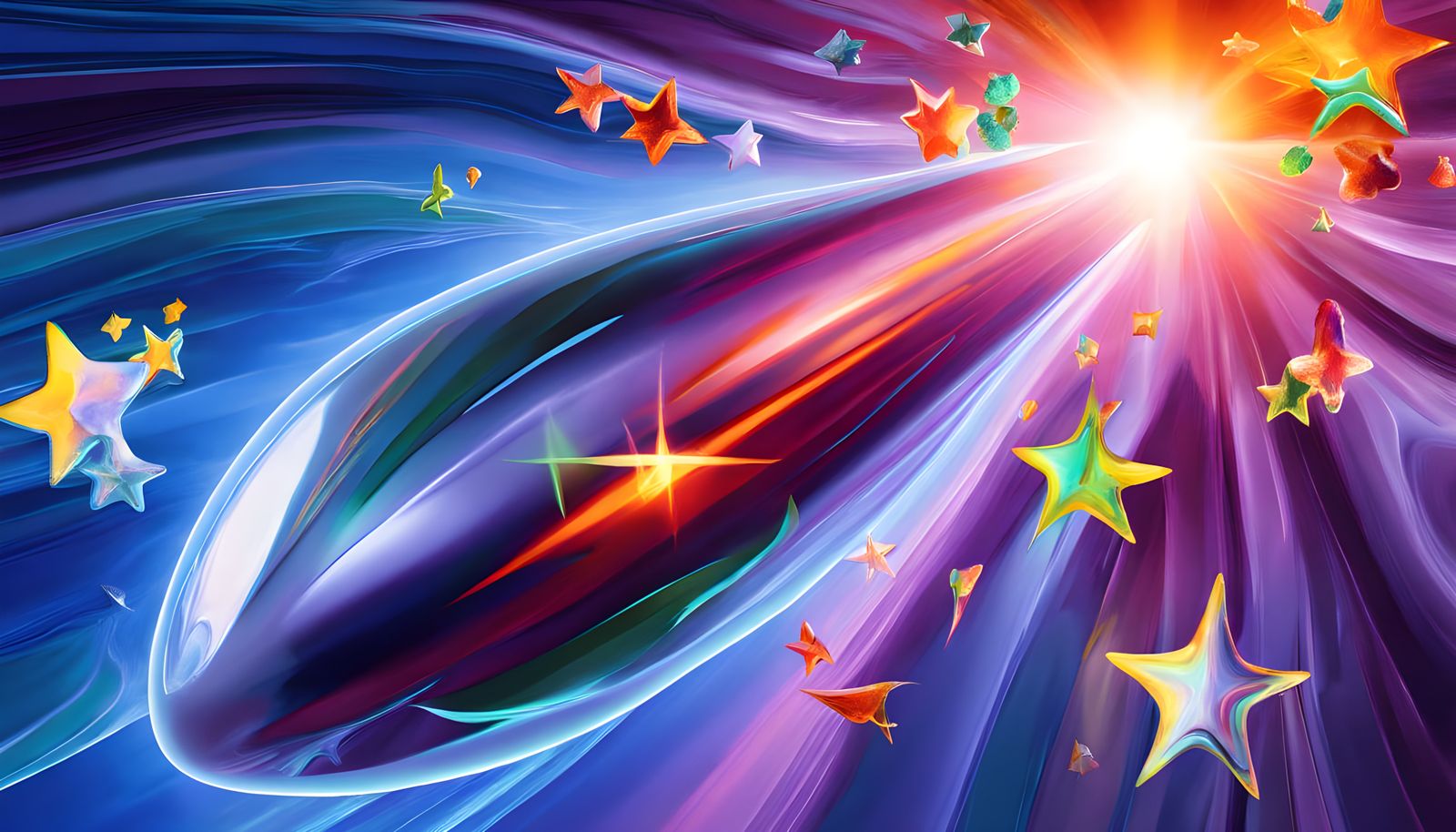 Sleek, Fiery-Hot Cylinder Rides Cosmic Vortex