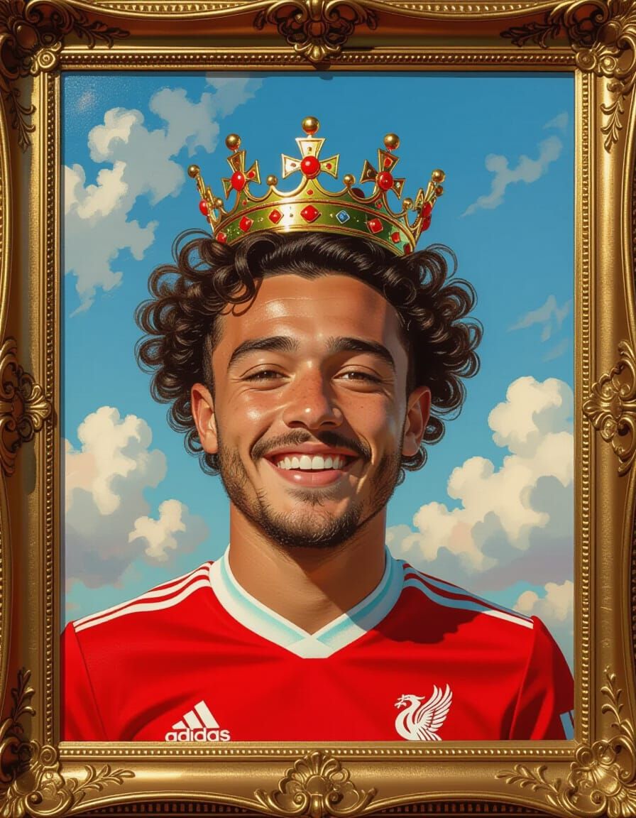 Portrait of Diogo Jota as Rembrandt Painting