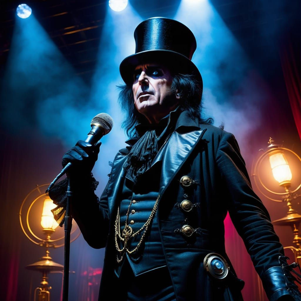 Ghoulish Rockstars Perform Under Celestial Lights in Aetherp...