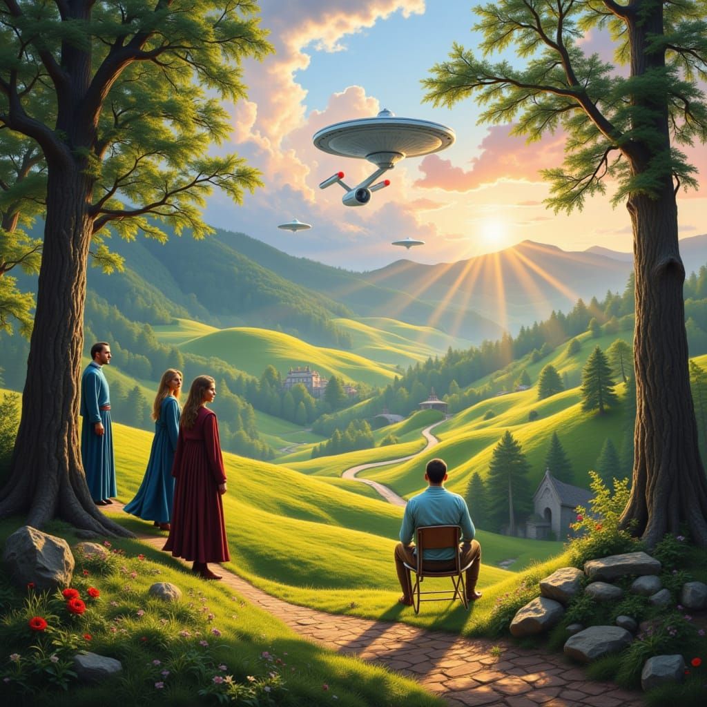 Worf, Galadriel, and Spock Visit the Shire