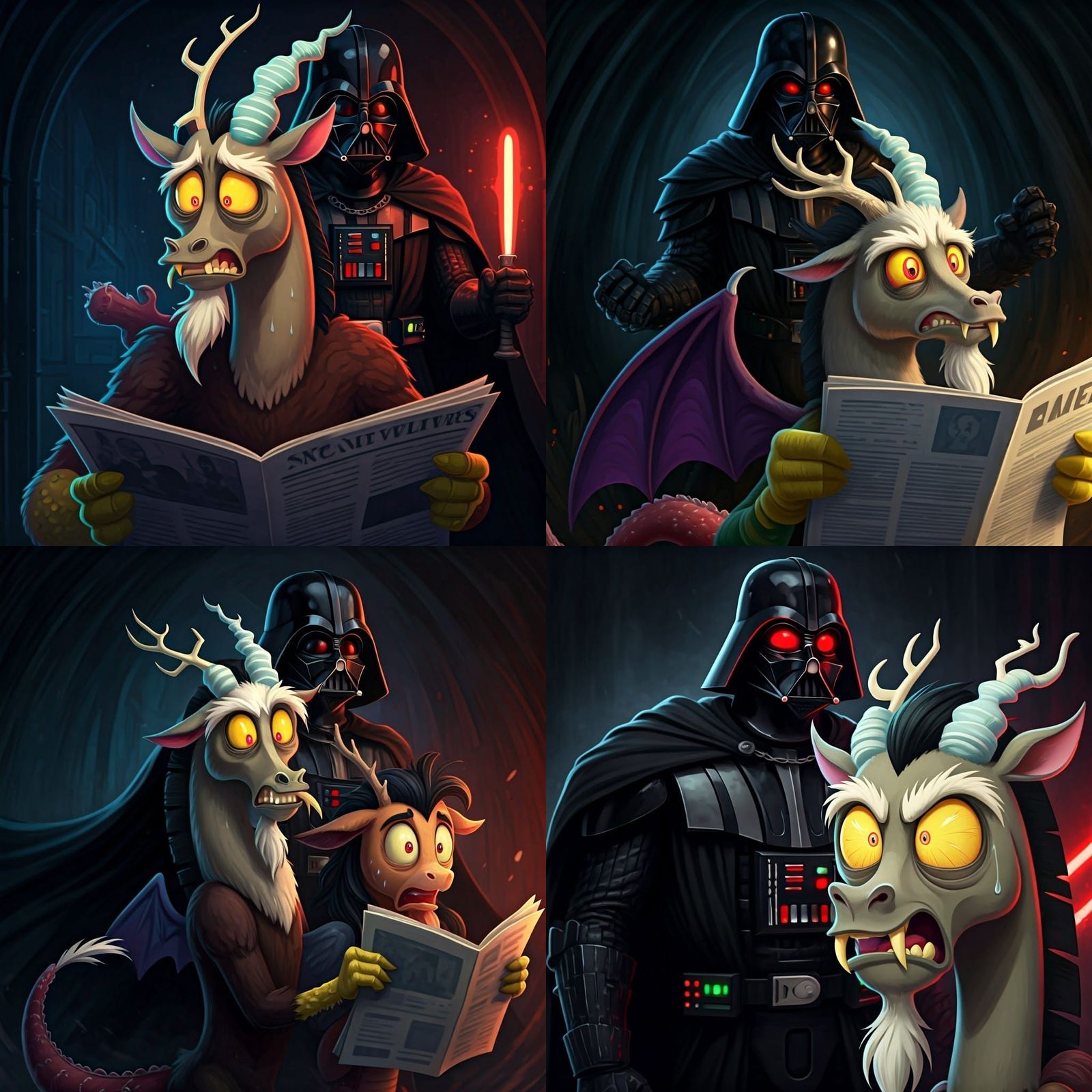 Discord's Terrifying Encounter with Darth Vader
