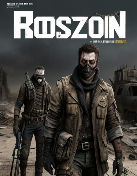 Post-Apocalyptic Magazine Cover Design