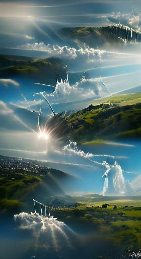 Edward Scissorhands in Sunshine: Detailed Matte Painting