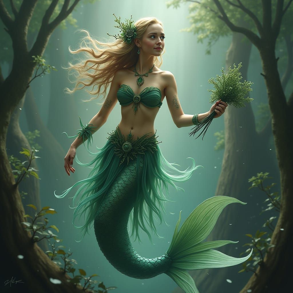Enchanting Dryad Mermaid Party