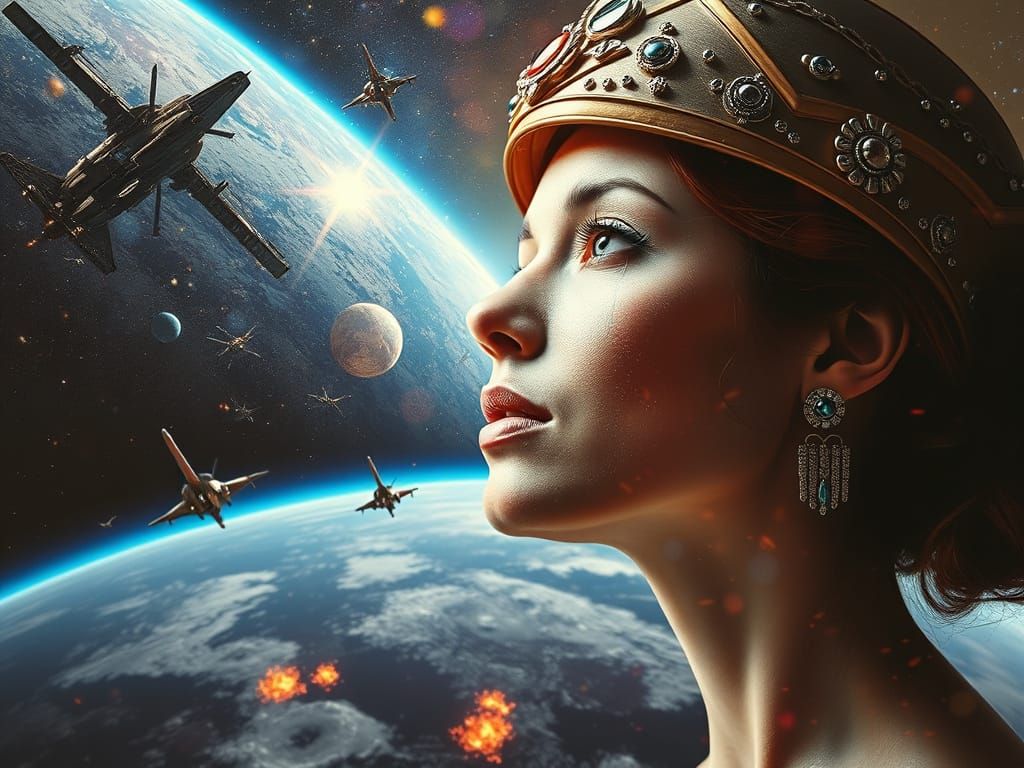 Cosmic Empress in Space Battle