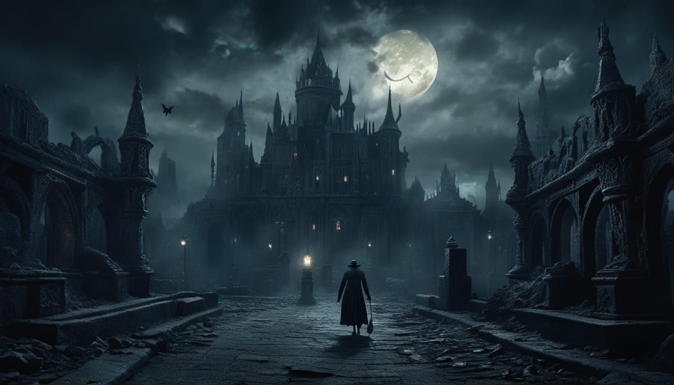 Mary Poppins in Central Yharnam