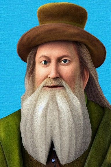 Photorealistic Portrait of Tom Bombadil
