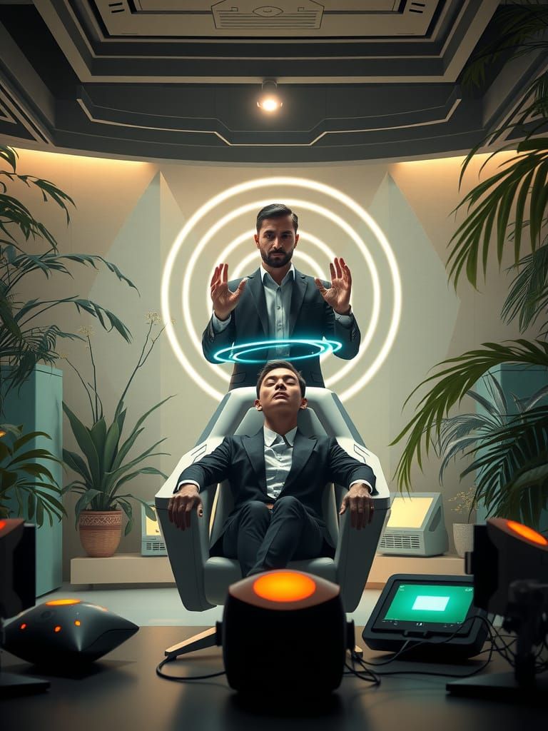 Futuristic Hypnose Session in Harmony with Nature