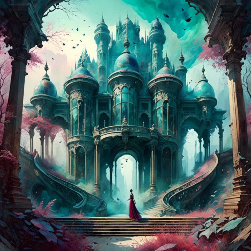 Futuristic Utopian Palace of Queen Persephone