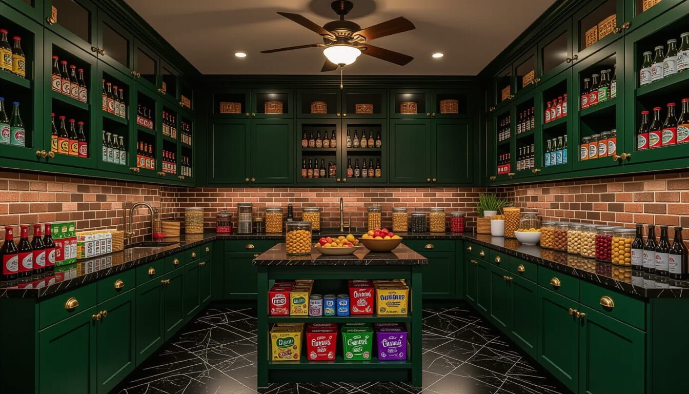 Victorian Storage Room with Abundant Provisions