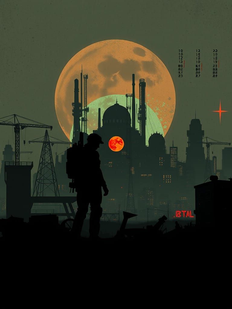 Dieselpunk Apocalypse in Distorted Silhouette