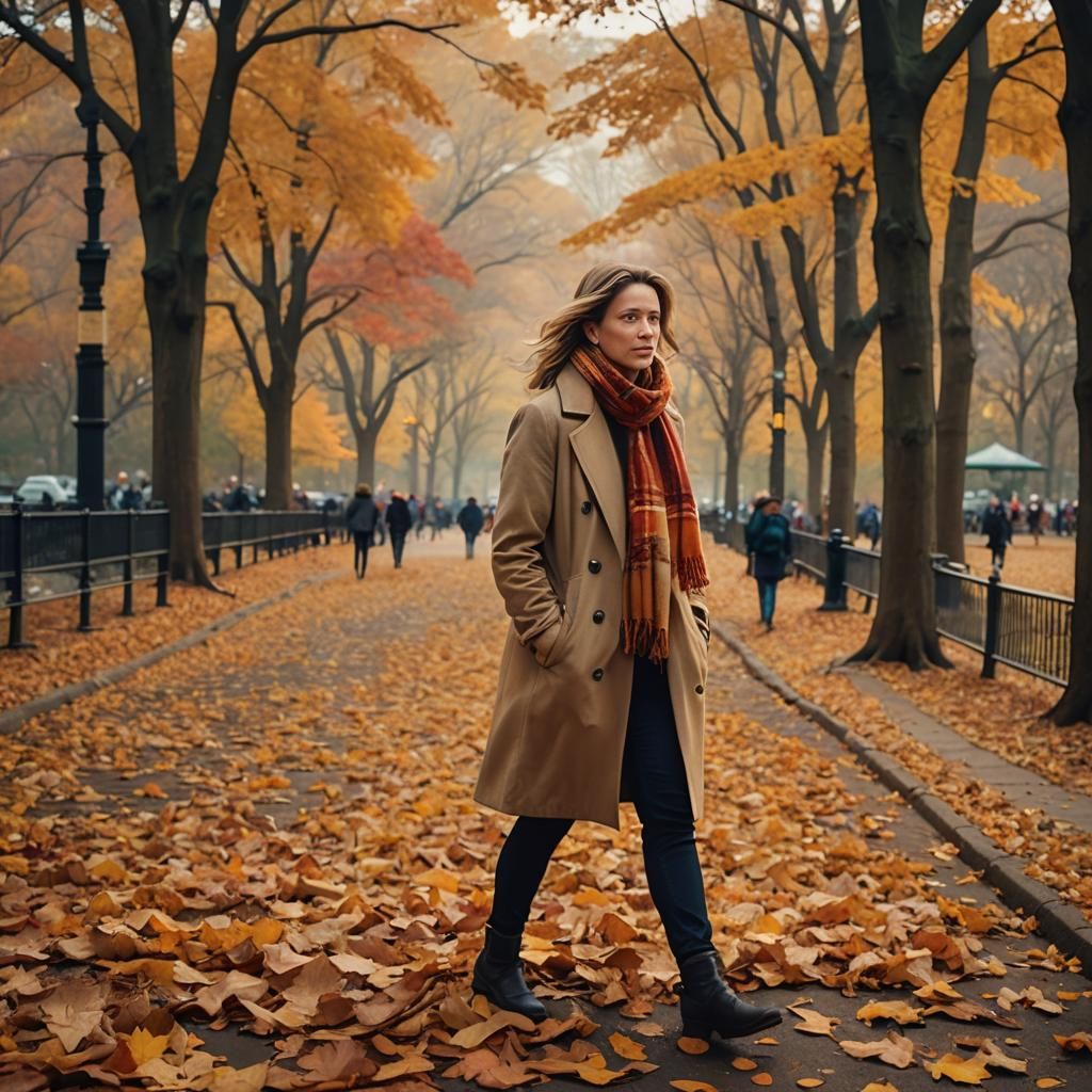 Autumn in Central Park: Golden Hour Photography