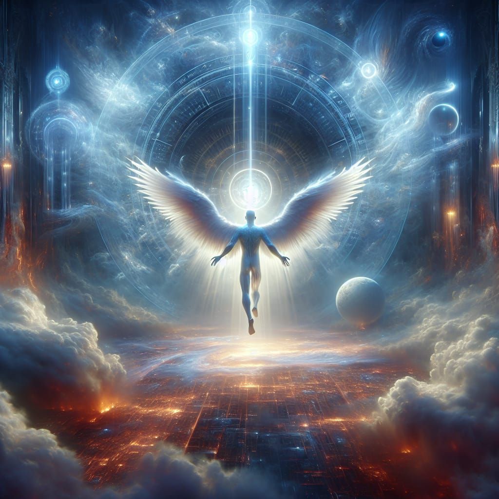 Ethereal Ascension: Hope and Light Prevail