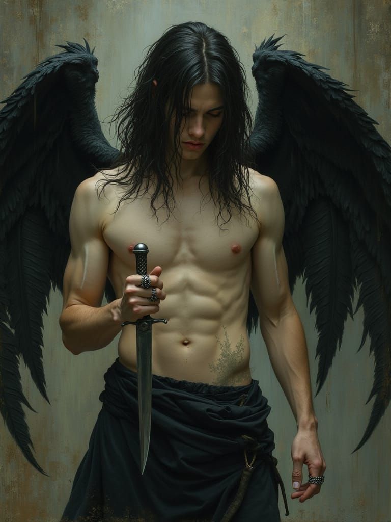 Ethereal Fairy in Dark Splendor