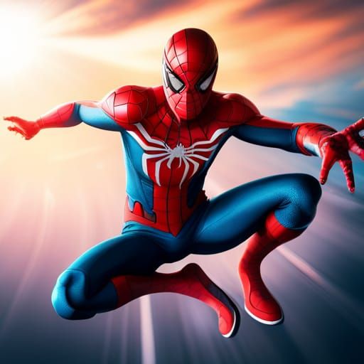 Spider-Man: Detailed Matte Painting in Deep Color