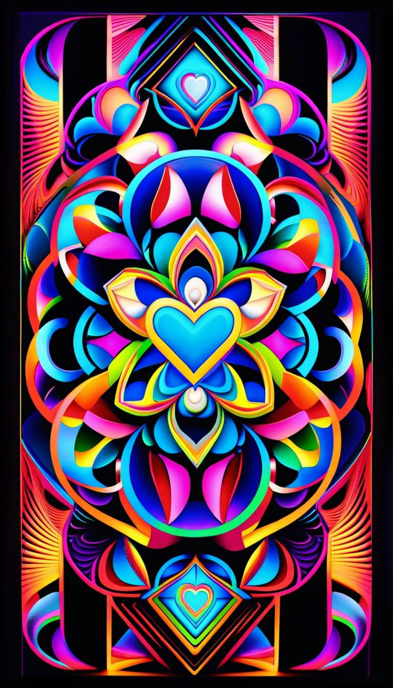 MC Escher Mandala Design Digital Art