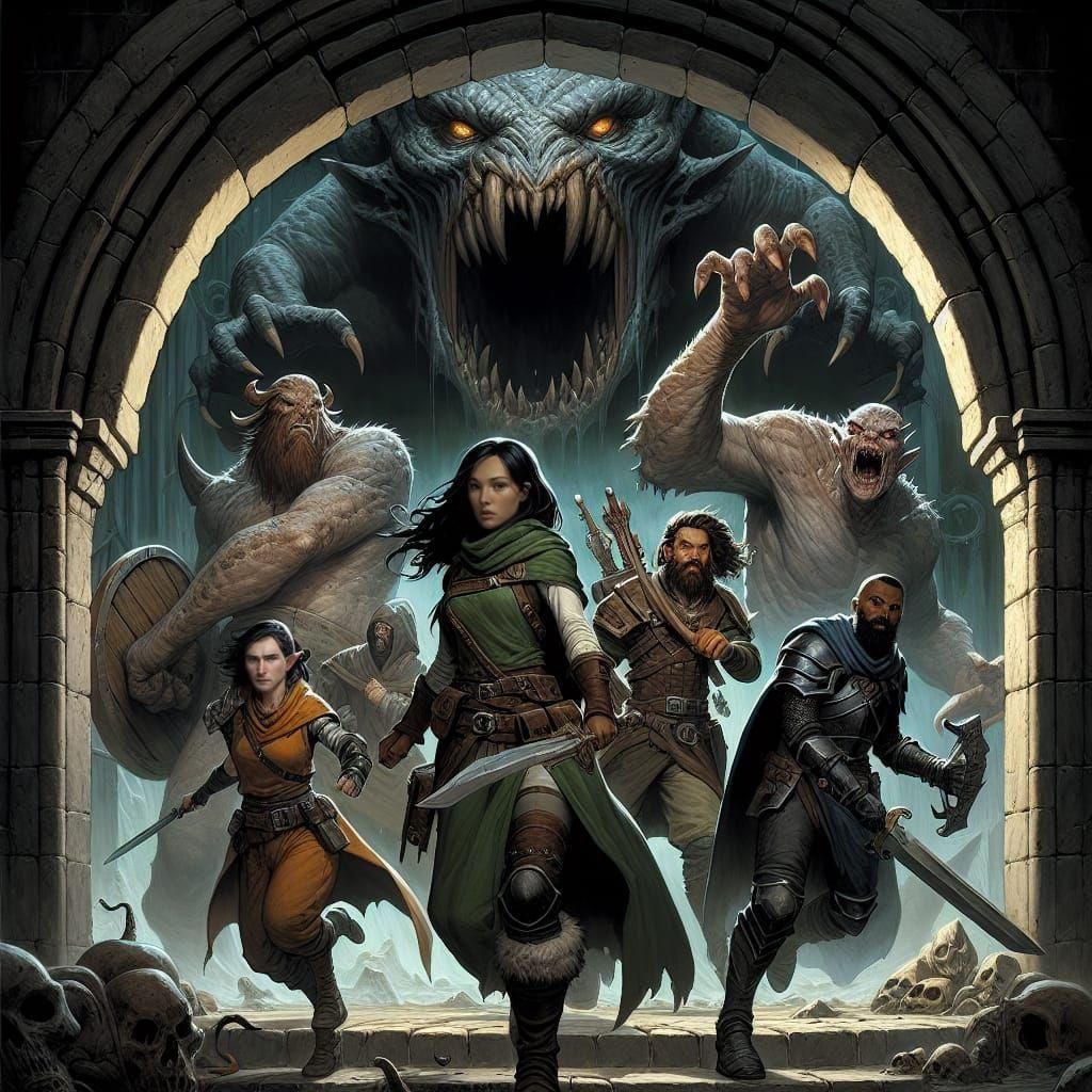 Entering the dungeon