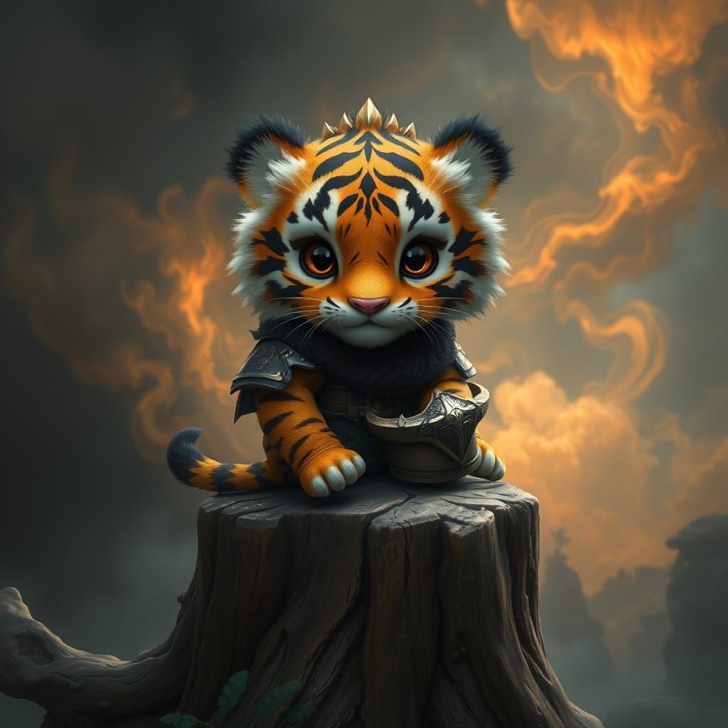 Regal Tiger in Ancient Forest