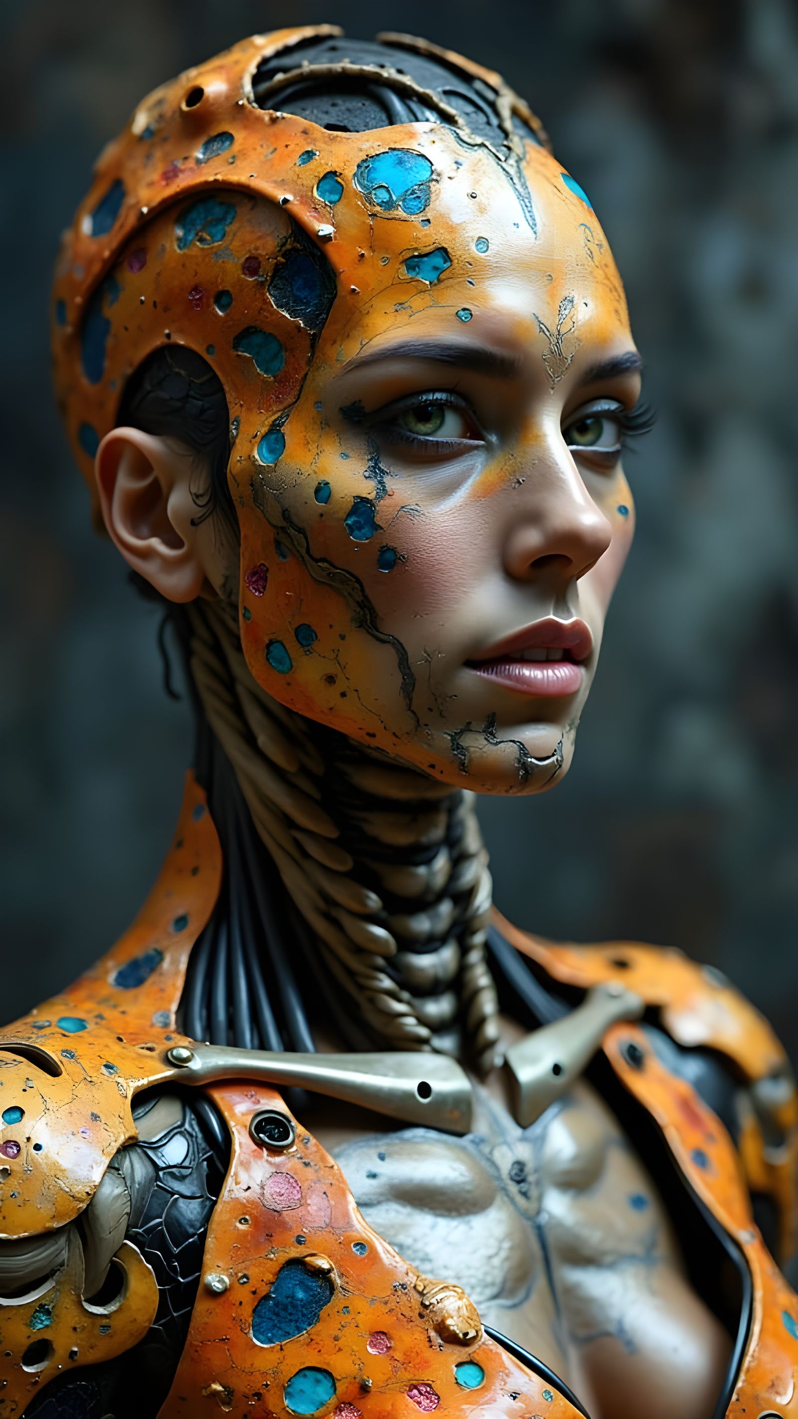 Hyperkraximalismus Art Piece in Vibrant Abstraction