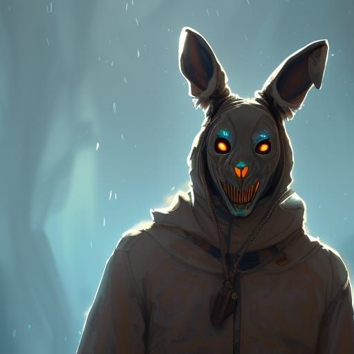 Donnie Darko Concept Art in Orange and Teal