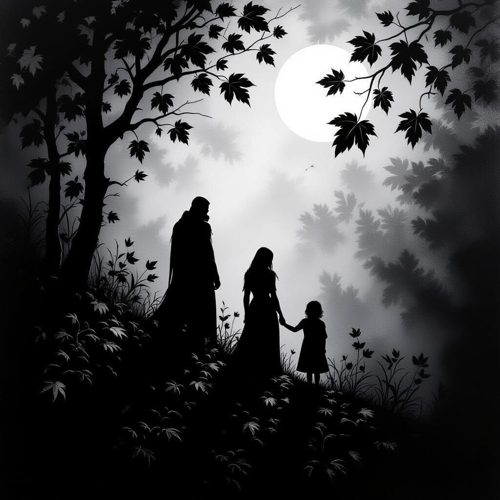 Mabon Autumn Equinox: Light, Shadow, and Abstract Detail