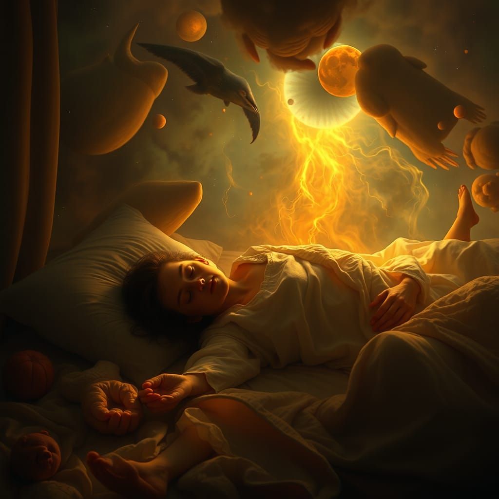 Mystical Reincarnation in Hyperrealistic Style