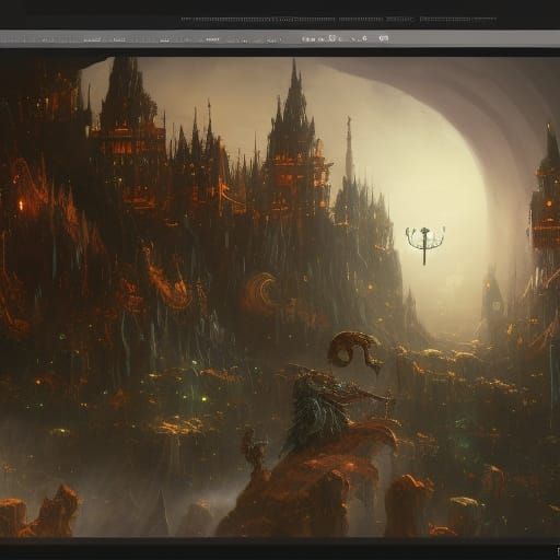 Fantastical Masquerade Ball in Detailed Matte Painting