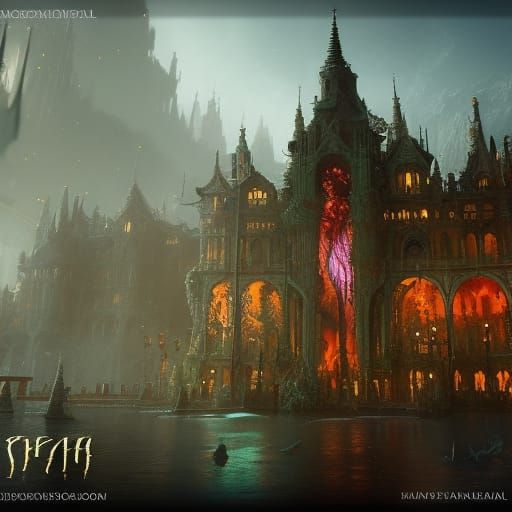 Fantastical Masquerade Ball in Detailed Digital Painting