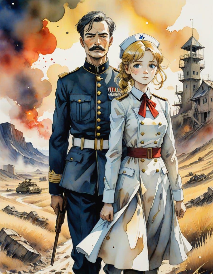 Surreal Manga Anime: War-Torn Romance