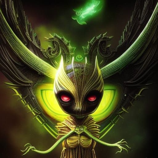 Dark Academia Spacecore Teradactyl in Burton Style