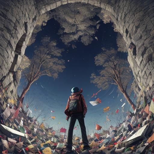 Abstract Kirigami Image