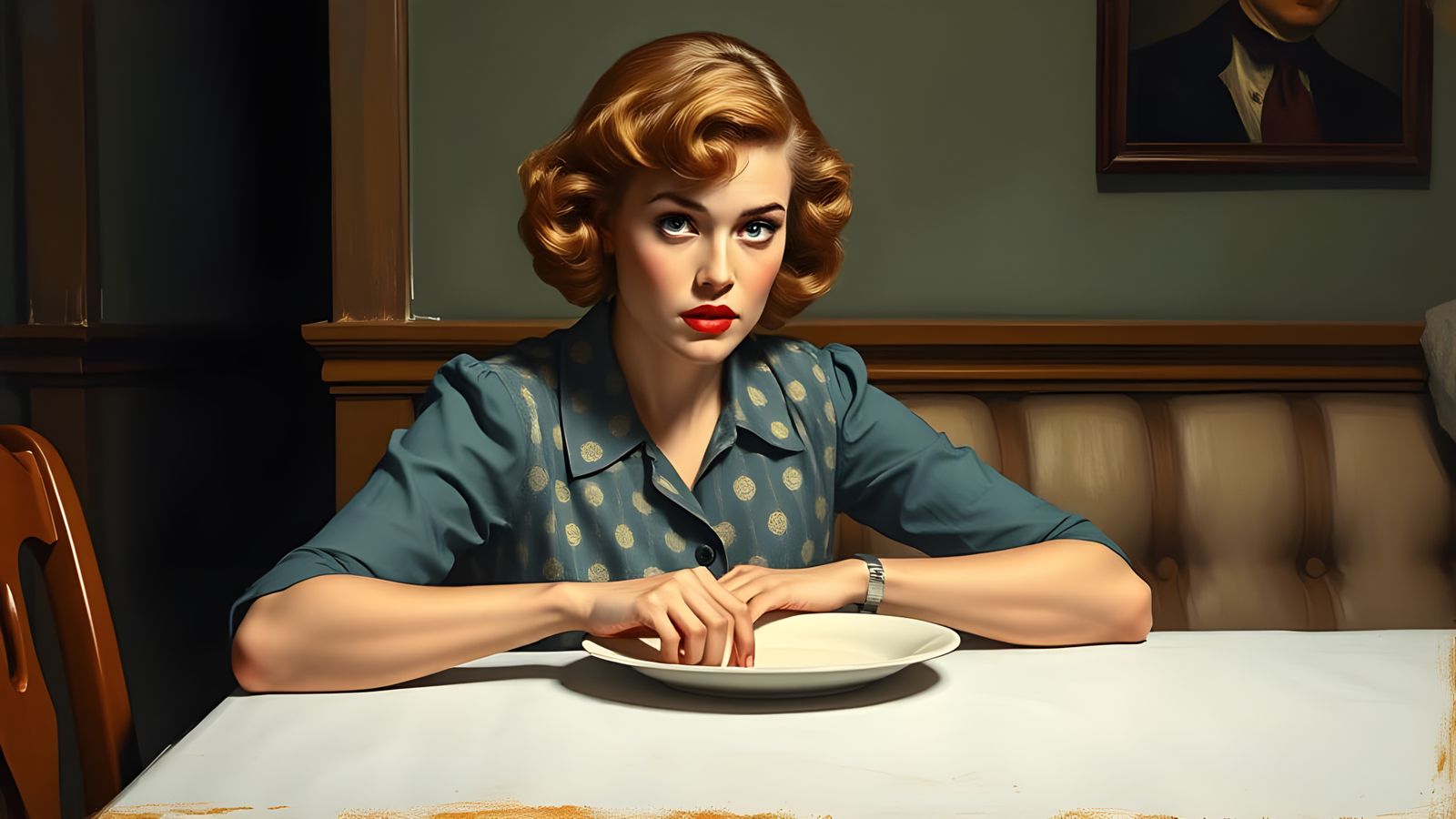 Abstract Expressionism: Hunger Is From, 1957