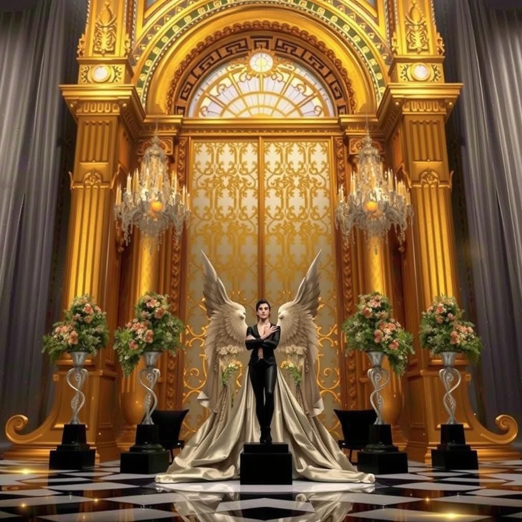 Luxurious Luminous Masterpiece Generated by AI