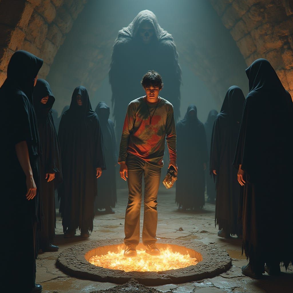 Mystical Chamber Disturbance in Gothic Biomechanical Style