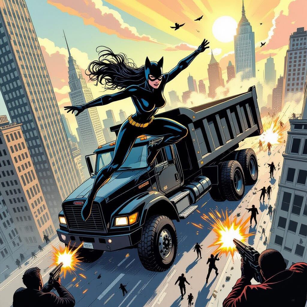 Catwoman's Leap: Comic Book City Chaos