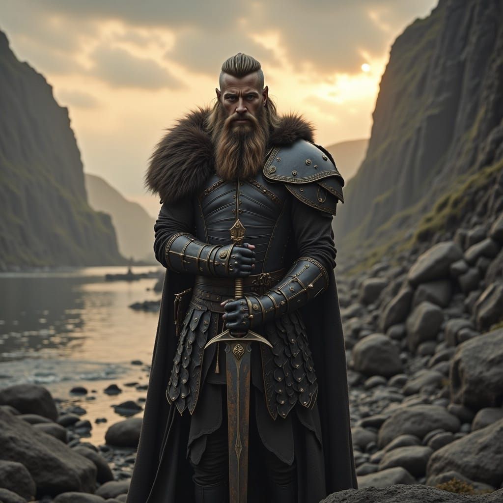 <lora:MonoDramatic:1.0> Viking lord Ragnar
