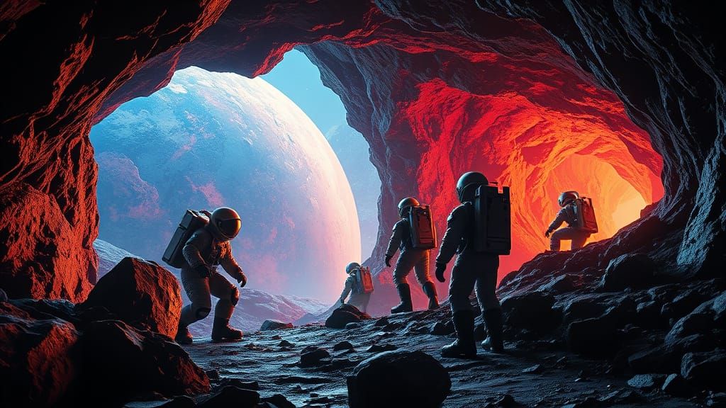 Astronauts Uncover Hidden Wonders on Phobos in Hyperrealisti...