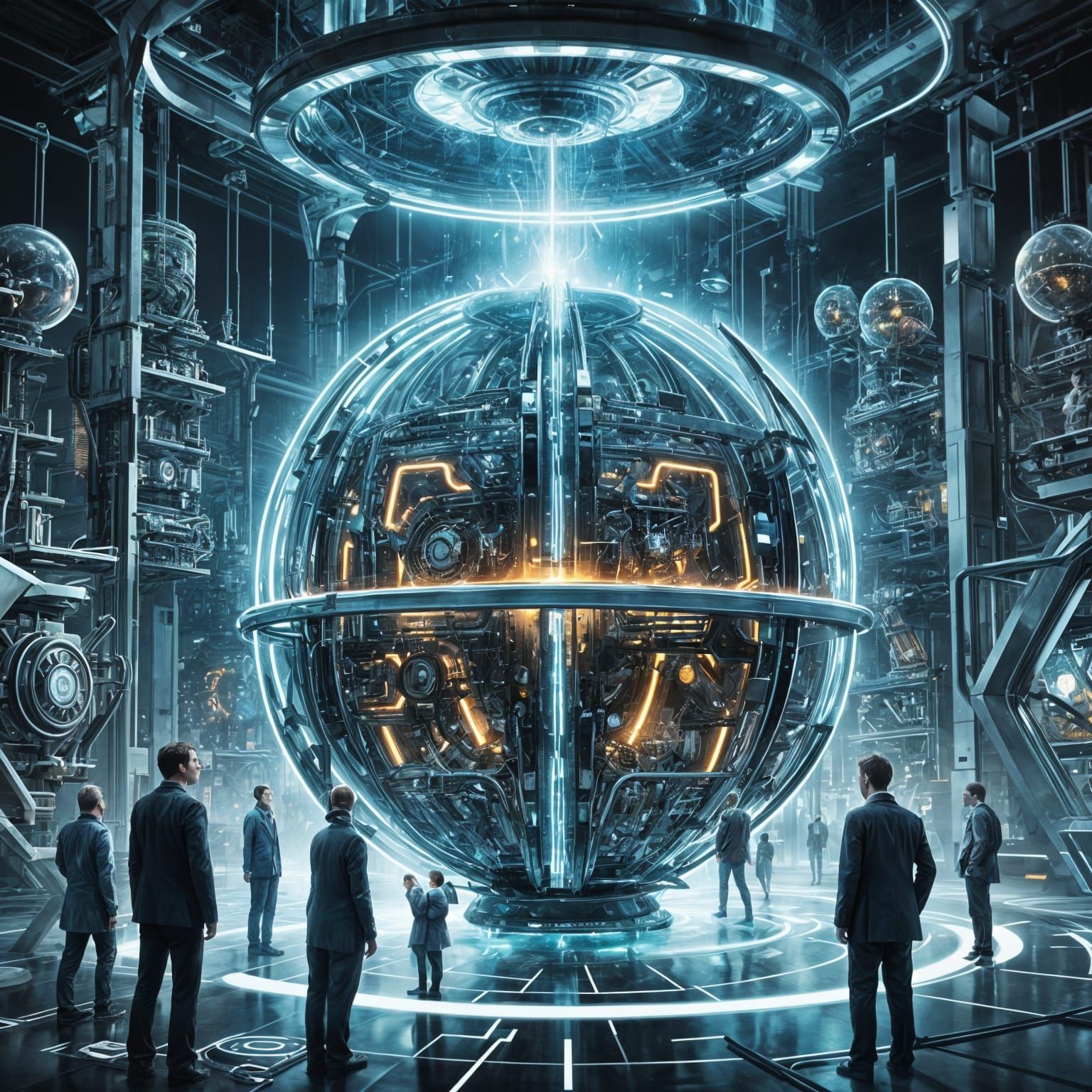 Neon Laboratory Quantum Experiment in 2075